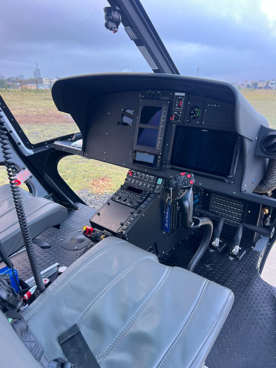 Helicopter interior